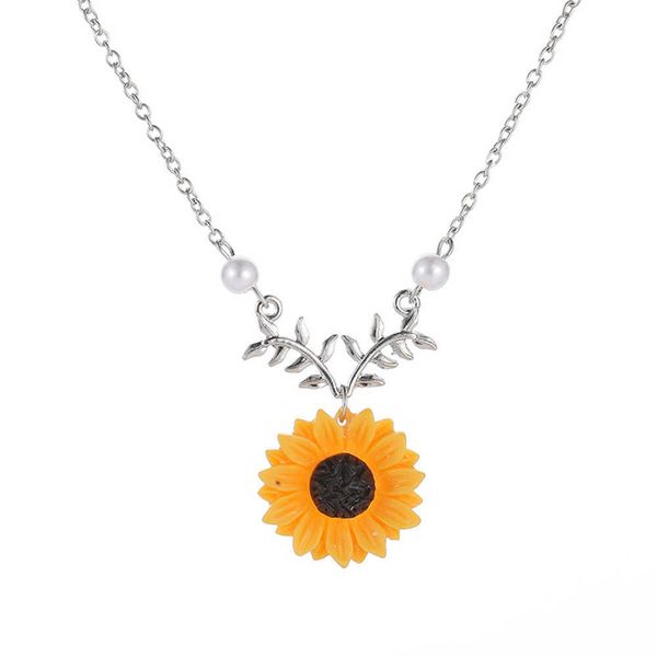designer necklace luxury jewelry alloy sunflower leaf branch charm pendant long chain for women chain clasp, Silver
designer necklace luxury jewelry alloy sunflower leaf branch charm pendant long chain for women chain clasp, Silver