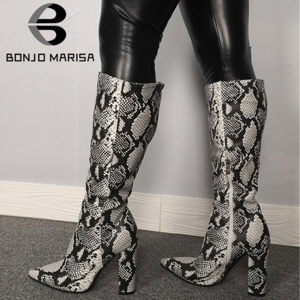 boots bonjomarisa classic lady snake print winter pointed toe zipper high heels mid calf women casual party shoes woman, Black
boots bonjomarisa classic lady snake print winter pointed toe zipper high heels mid calf women casual party shoes woman, Black