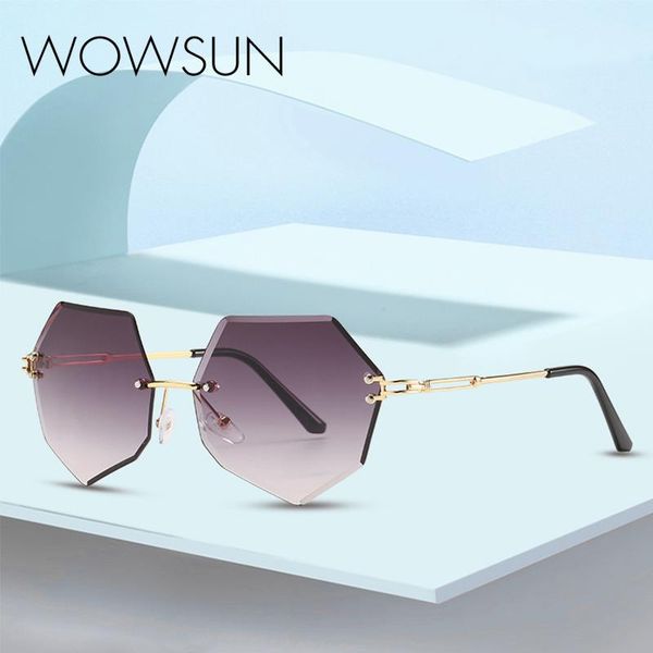sunglasses women's rimless sunglasses, fashion design classic alloy frame, style, White;black
sunglasses women's rimless sunglasses, fashion design classic alloy frame, style, White;black
