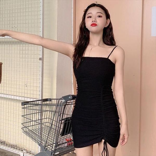 clothing autumn summer women dress strap pleated slim fit hip wrapped short vestido de mujer, Black;gray
clothing autumn summer women dress strap pleated slim fit hip wrapped short vestido de mujer, Black;gray