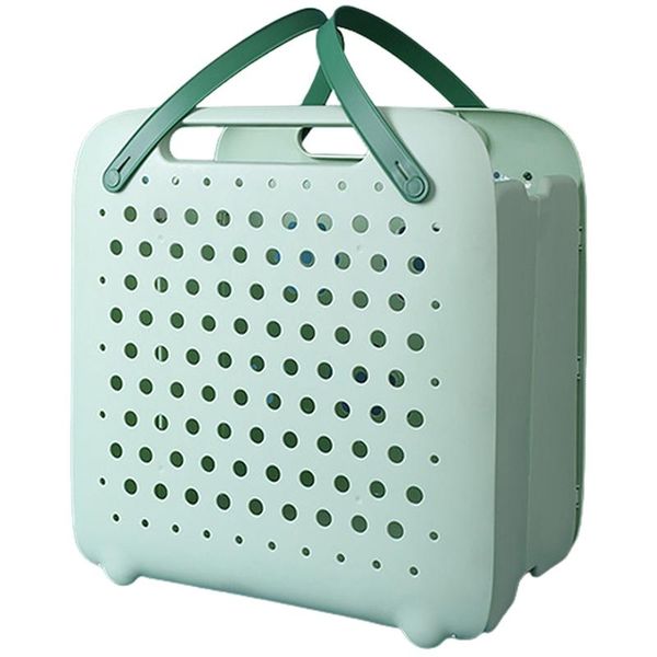 laundry bags folding flexible plastic washing basket with handles bin wall-mounted clothes storage hamper organizer
laundry bags folding flexible plastic washing basket with handles bin wall-mounted clothes storage hamper organizer