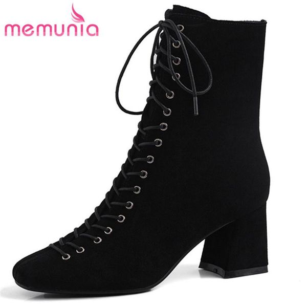boots memunia 2021 arrive high heels dress office shoes women square toe cross tied zip autumn winter ankle, Black
boots memunia 2021 arrive high heels dress office shoes women square toe cross tied zip autumn winter ankle, Black