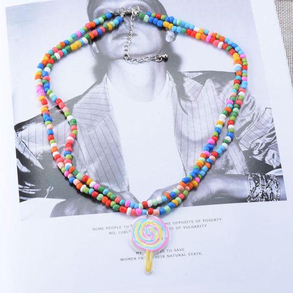 chokers fashion women colorful seed beads double layer necklace 2021 bohemia summer acrylic candy choker jewelry for beach party, Golden;silver
chokers fashion women colorful seed beads double layer necklace 2021 bohemia summer acrylic candy choker jewelry for beach party, Golden;silver