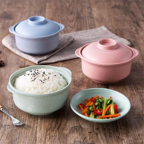 pcs soup container kitchen drop dowl healthy tableware wheat straw instant noodles bowls with lids rice
pcs soup container kitchen drop dowl healthy tableware wheat straw instant noodles bowls with lids rice