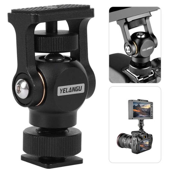 tripod heads yelangu monitor mount bracket holder mini ballhead 180 degree rotatable with cold shoe for dslr cameras gimbal accessories
tripod heads yelangu monitor mount bracket holder mini ballhead 180 degree rotatable with cold shoe for dslr cameras gimbal accessories