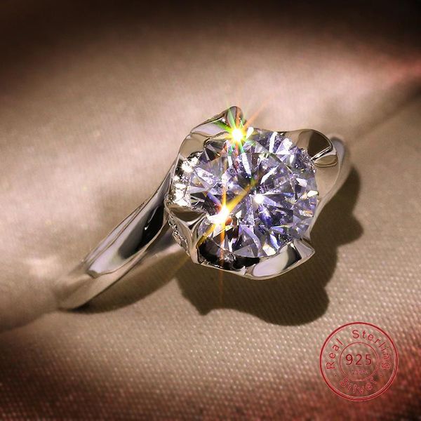 cluster rings authentic 925 sterling silver flower 1.5ct zirconia crystal finger for women wedding original jewelry, Golden;silver
cluster rings authentic 925 sterling silver flower 1.5ct zirconia crystal finger for women wedding original jewelry, Golden;silver