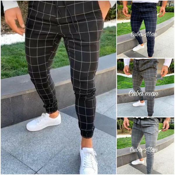 men's sport pants long plaid tracksuit skinny elastic fit workout joggers casual sweatpants male trousers m-3xl, Black
men's sport pants long plaid tracksuit skinny elastic fit workout joggers casual sweatpants male trousers m-3xl, Black