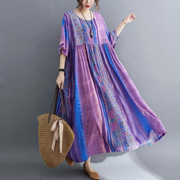 party dresses 2021 arrival summer women casual loose print half sleeve ankle-length dress o-neck cotton linen pullover p42, White;black
party dresses 2021 arrival summer women casual loose print half sleeve ankle-length dress o-neck cotton linen pullover p42, White;black