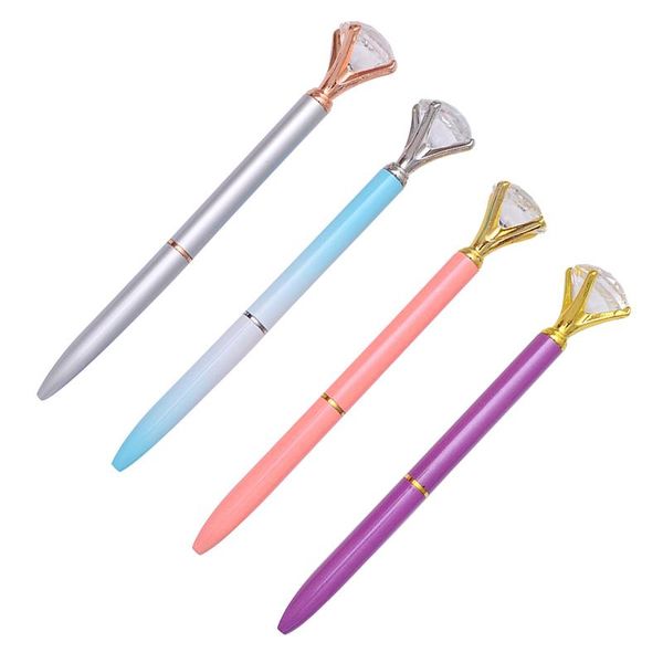 novelty crystal metal ballpoint pens kawaii fashion girl student diamond writing pen ball stationery school office supplies, Blue;orange
novelty crystal metal ballpoint pens kawaii fashion girl student diamond writing pen ball stationery school office supplies, Blue;orange