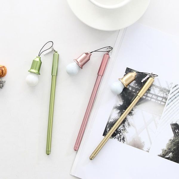 gel pens 1pcs / lot novelty bulb pen , multifunctional with for reading