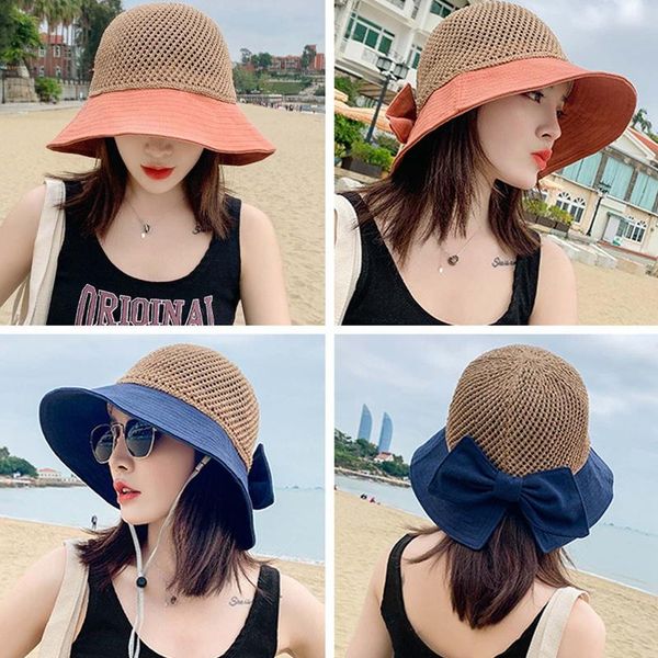 wide brim hats sun hat women summer foldable small edge mesh fisherman beach woven straw outdoor for girls, Blue;gray
wide brim hats sun hat women summer foldable small edge mesh fisherman beach woven straw outdoor for girls, Blue;gray