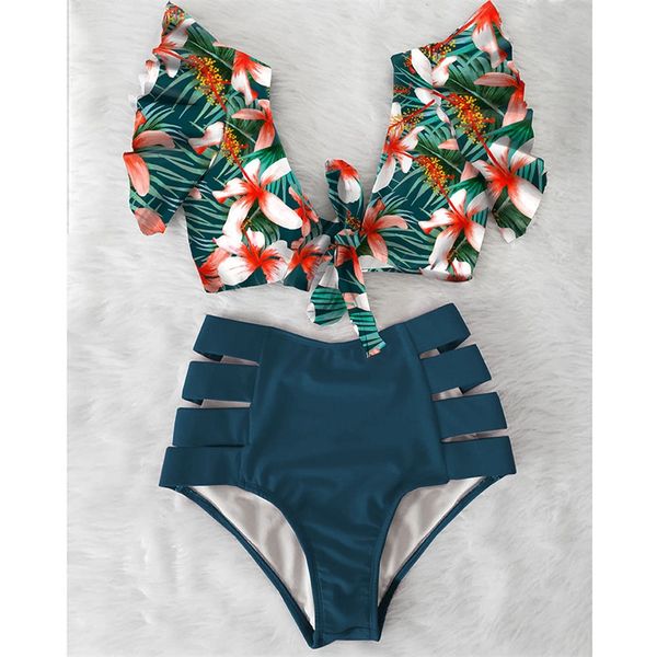 high waist bikini 2021 ruffle swimwear women print swimsuit push up bikinis plus size bathing suits floral beach wear 1166 z2
high waist bikini 2021 ruffle swimwear women print swimsuit push up bikinis plus size bathing suits floral beach wear 1166 z2