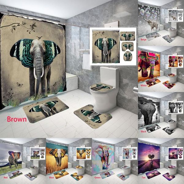 shower curtains 3d peace and kindness elephant waterproof bathroom curtain set toilet seat cushion non-slip absorbent floor matr
shower curtains 3d peace and kindness elephant waterproof bathroom curtain set toilet seat cushion non-slip absorbent floor matr