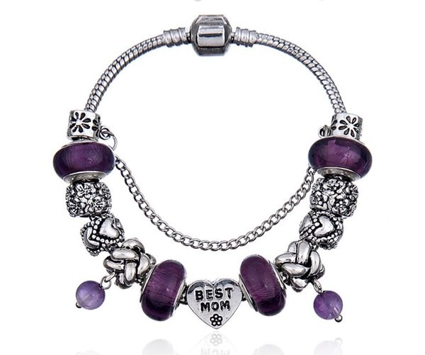 fashion 925 sterling silver purple murano lampwork glass & european charm beads mom mother's day dangle fits pandora charm bracelets ne, Golden;silver
fashion 925 sterling silver purple murano lampwork glass & european charm beads mom mother's day dangle fits pandora charm bracelets ne, Golden;silver