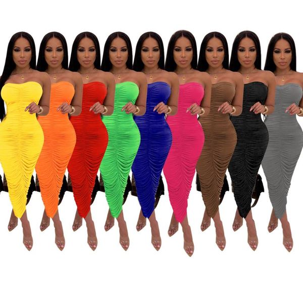 casual dresses solid color temperament tight-fitting hip-wrapped milk silk dress candy high elastic pleated tube top, Black;gray
casual dresses solid color temperament tight-fitting hip-wrapped milk silk dress candy high elastic pleated tube top, Black;gray