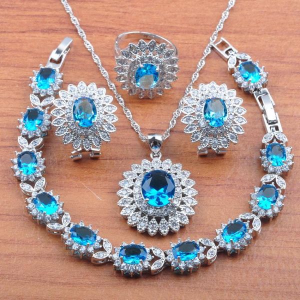 earrings & necklace bridal jewelry sets for women sky blue zirconia silver color and set pendant ring bracelet js0447
earrings & necklace bridal jewelry sets for women sky blue zirconia silver color and set pendant ring bracelet js0447
