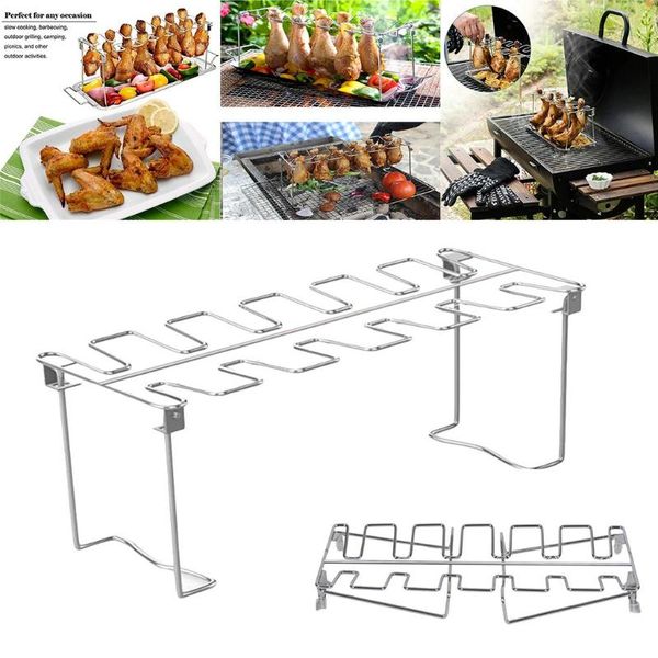 chicken wing leg rack for grill smoker oven stainless steel vertical roaster stand in bbq safe household barbecue accessories tools
chicken wing leg rack for grill smoker oven stainless steel vertical roaster stand in bbq safe household barbecue accessories tools