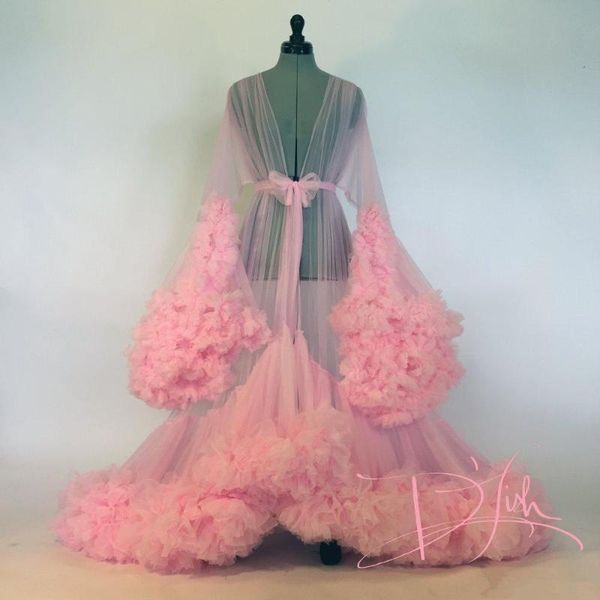 wraps & jackets sheer long robe with sash bridal boudoir pink tulle illusion birthday holiday party costume, White
wraps & jackets sheer long robe with sash bridal boudoir pink tulle illusion birthday holiday party costume, White