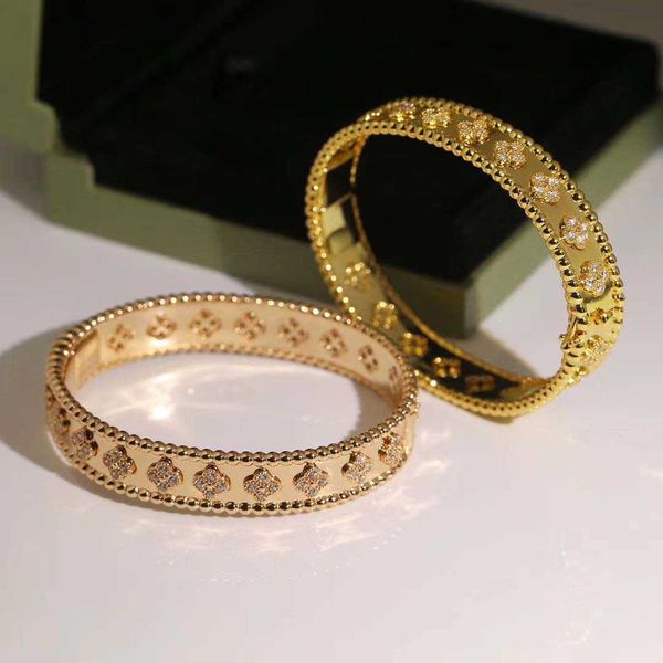 fashion bangle four leaf3colors18kclover bracelets bracelet gold for women girls valentine's jewelry, Black
fashion bangle four leaf3colors18kclover bracelets bracelet gold for women girls valentine's jewelry, Black