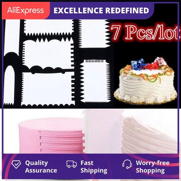baking & pastry tools 7 pc fondant cake scraper edge decorating tool scrappers cutters smoother spatulas molds
baking & pastry tools 7 pc fondant cake scraper edge decorating tool scrappers cutters smoother spatulas molds