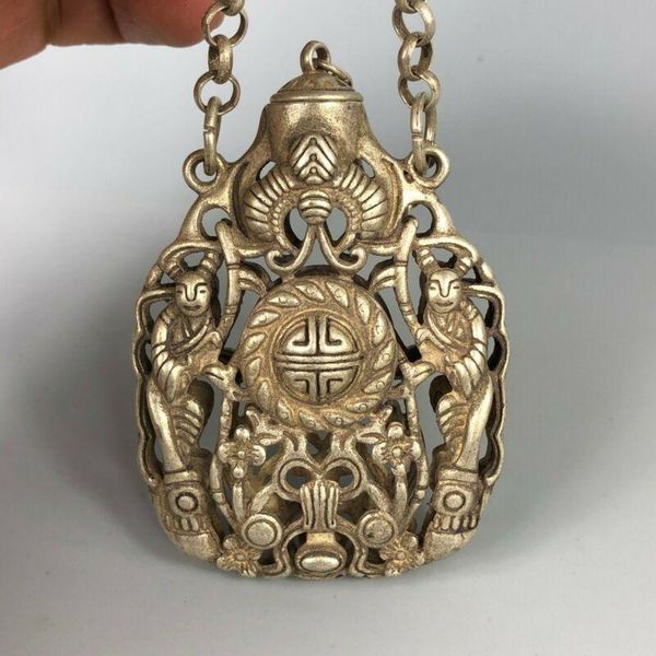 chinese collectible old tibet silver copper handwork flowers spice box decorative objects & figurines
chinese collectible old tibet silver copper handwork flowers spice box decorative objects & figurines