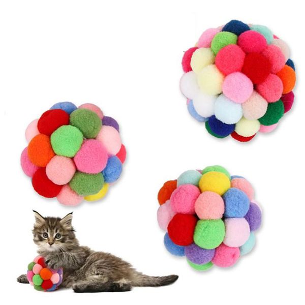 cat toys pet toy handmade colorful bell bouncing ball built-in catnip interactive supplies
cat toys pet toy handmade colorful bell bouncing ball built-in catnip interactive supplies