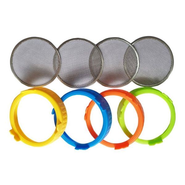planters & pots 4pcs strainer lids mesh screen filter seed sprouter germination cover kit sprouting for mason jars germinator garden
planters & pots 4pcs strainer lids mesh screen filter seed sprouter germination cover kit sprouting for mason jars germinator garden