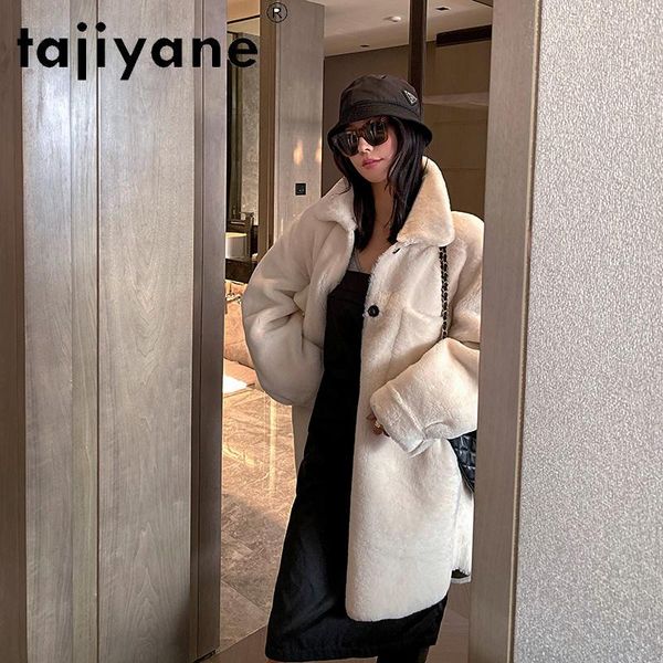 women's fur & faux women coat winter 2021 real woman naural wool jackets female merino sheep long jacket mujer parkas tn747, Black
women's fur & faux women coat winter 2021 real woman naural wool jackets female merino sheep long jacket mujer parkas tn747, Black