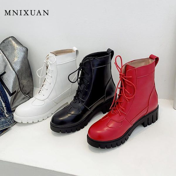 boots mnixuan fashion ladies shoes womens winter 2021 round toe block high heels platform lace up ankle, Black
boots mnixuan fashion ladies shoes womens winter 2021 round toe block high heels platform lace up ankle, Black
