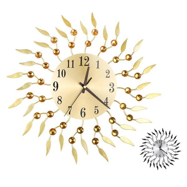 wall clocks creative metal clock diamond-studded glass dial arabic numbers decorative night wrought iron
wall clocks creative metal clock diamond-studded glass dial arabic numbers decorative night wrought iron