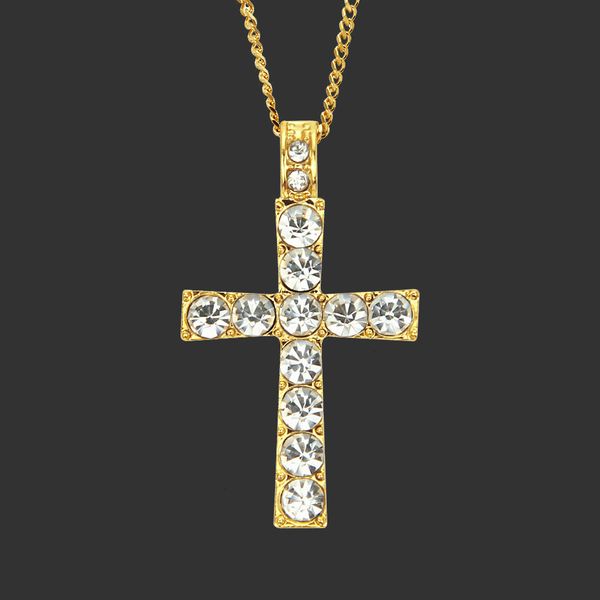 men for chains pendant hip hop amulet neck s diamond inlaid cross necklace fashion versatile couple, Silver
men for chains pendant hip hop amulet neck s diamond inlaid cross necklace fashion versatile couple, Silver