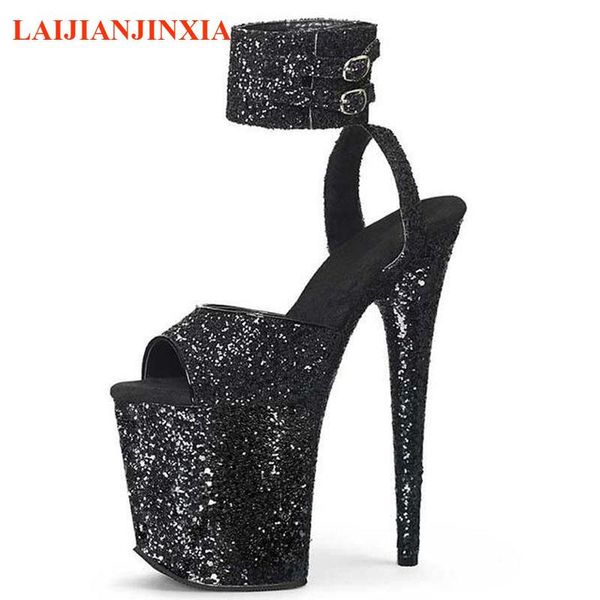dress shoes laijianjinxia 20 cm high heels platform sandals women glitter pole dance fetish party gothic models show, Black
dress shoes laijianjinxia 20 cm high heels platform sandals women glitter pole dance fetish party gothic models show, Black