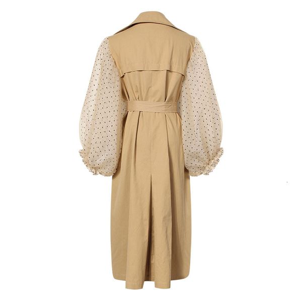 women's trench coats famous brand 2021 polka dot lantern manga trench coat khakis color british with jacket belt, Tan;black
women's trench coats famous brand 2021 polka dot lantern manga trench coat khakis color british with jacket belt, Tan;black