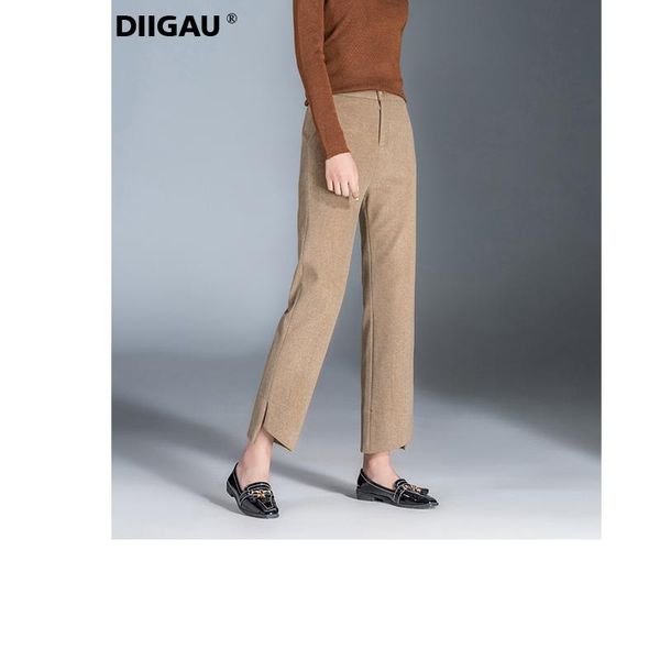 women's pants & capris diigau autumn winter high waist loose vogue nine minutes straight hang down feeling woollen wide leg female, Black;white
women's pants & capris diigau autumn winter high waist loose vogue nine minutes straight hang down feeling woollen wide leg female, Black;white
