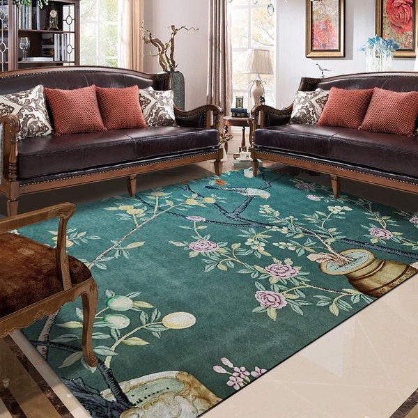european and american chinese country style flower bird blue bedroom door mat living room kitchen non-slip floor carpets
european and american chinese country style flower bird blue bedroom door mat living room kitchen non-slip floor carpets