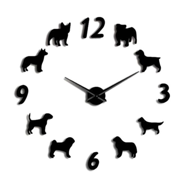 wall clocks dog 3d watch clock living room quartz acrylic mirror effect home decoration stickers
wall clocks dog 3d watch clock living room quartz acrylic mirror effect home decoration stickers