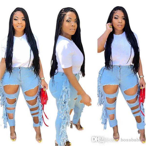 women's jeans women big hole fashion pierced tassels slim fit street trend large denim trousers autumn plus size for woman clothing bx7, Blue
women's jeans women big hole fashion pierced tassels slim fit street trend large denim trousers autumn plus size for woman clothing bx7, Blue