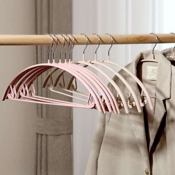 hangers & racks 10pcs semi-circular plastic-dipped with hooks, metal non-slip clothes for seamless
hangers & racks 10pcs semi-circular plastic-dipped with hooks, metal non-slip clothes for seamless