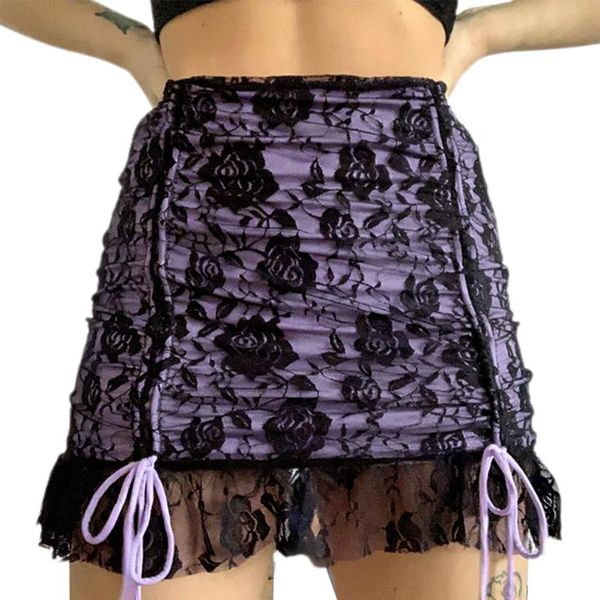 woman double layer lace skirt mini skirts gothic punk style dark academia aesthetic vintage goth, Black
woman double layer lace skirt mini skirts gothic punk style dark academia aesthetic vintage goth, Black