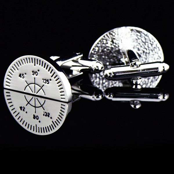 cuff link and tie clip sets 1 pair wedding groom men math semicircle ruler cufflinks links silver, Silver;golden
cuff link and tie clip sets 1 pair wedding groom men math semicircle ruler cufflinks links silver, Silver;golden