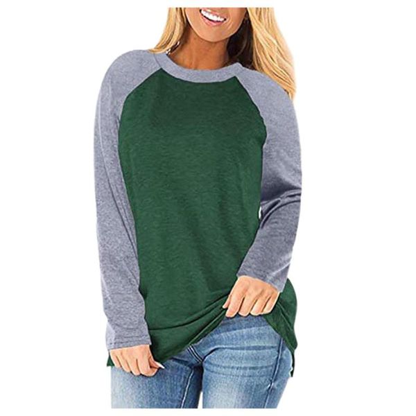 plus size t-shirt women's tunic shirts long sleeve color matching raglan blouses and woman autumn winter clothing blusas, Black
plus size t-shirt women's tunic shirts long sleeve color matching raglan blouses and woman autumn winter clothing blusas, Black