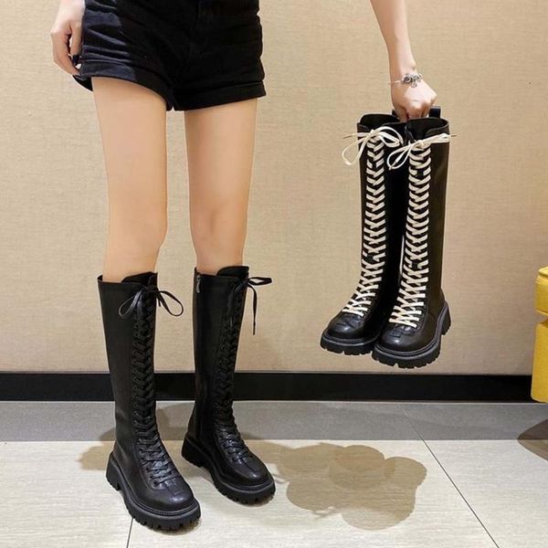 boots karin high qulity shoes women trendy shoelace round toe motorcycle knee lace-up skidproof shoes1 tc1w, Black
boots karin high qulity shoes women trendy shoelace round toe motorcycle knee lace-up skidproof shoes1 tc1w, Black