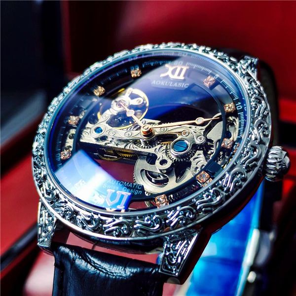 wristwatches aokulasic watch automatic self-wind mens mechanical watches hollow out waterproof retro wristwatch men reloj hombr, Slivery;brown
wristwatches aokulasic watch automatic self-wind mens mechanical watches hollow out waterproof retro wristwatch men reloj hombr, Slivery;brown