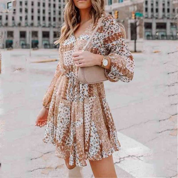 foridol floral print boho spring dress women long sleeve short chiffon khaki button dress ladies vintage dress 210415, Black;gray
foridol floral print boho spring dress women long sleeve short chiffon khaki button dress ladies vintage dress 210415, Black;gray