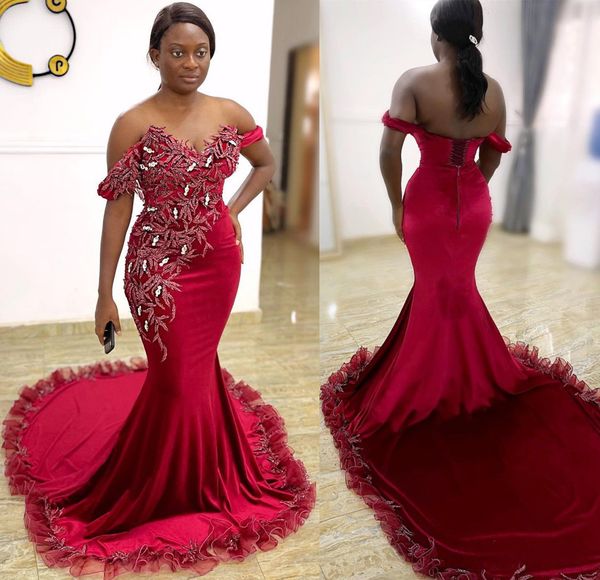 2021 plus size arabic aso ebi burgundy mermaid prom dresses lace crystals satin evening formal party second reception bridesmaid gowns dress, Black
2021 plus size arabic aso ebi burgundy mermaid prom dresses lace crystals satin evening formal party second reception bridesmaid gowns dress, Black