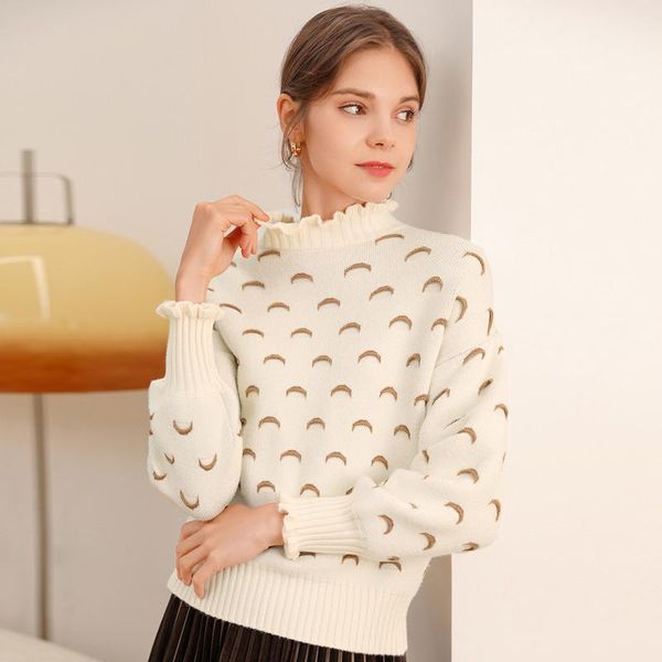 women's sweaters shzq sweater autumn winter 2021 lazy wind fashion foreign style loose pullover semi high neck, White;black
women's sweaters shzq sweater autumn winter 2021 lazy wind fashion foreign style loose pullover semi high neck, White;black