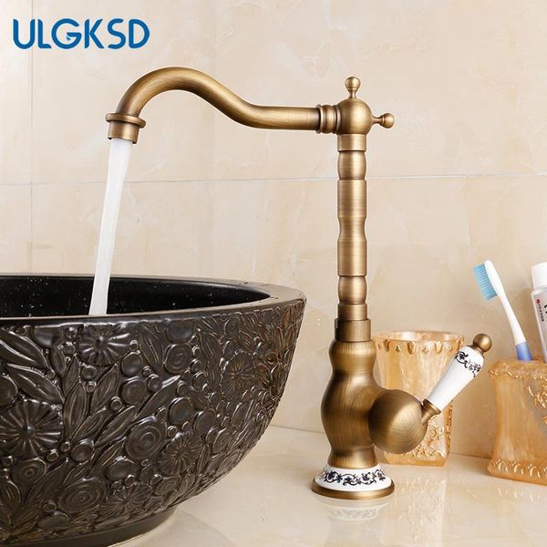 bathroom sink faucets luxury retro faucet antique brass basin porcelain ceramic 360 rotation torneiras and cold mixer tap
bathroom sink faucets luxury retro faucet antique brass basin porcelain ceramic 360 rotation torneiras and cold mixer tap