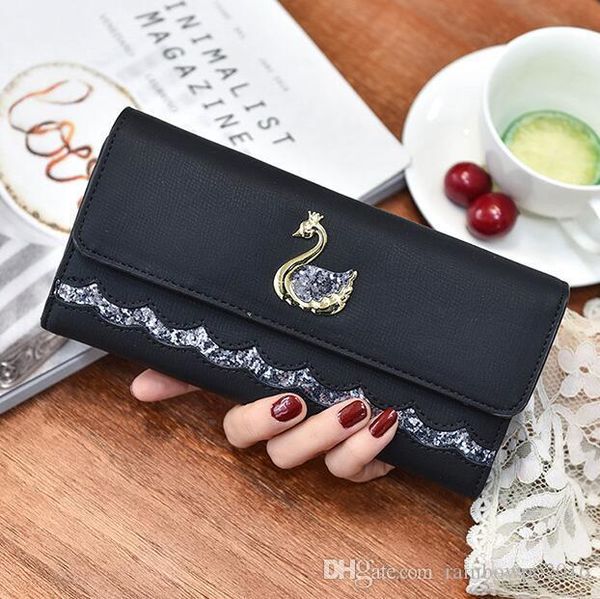 factory wholesale women bag sweet swan decoration womens long wallet european and american fan tablets wallets lovely ladies purses, Red;black
factory wholesale women bag sweet swan decoration womens long wallet european and american fan tablets wallets lovely ladies purses, Red;black