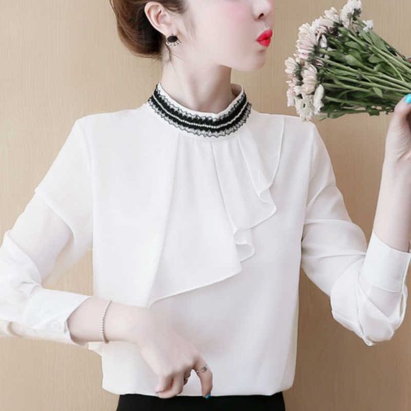 fashion woman blouses ruffles chiffon blouse women shirt ladies long sleeve white blouse womens and blouses c781 210602
fashion woman blouses ruffles chiffon blouse women shirt ladies long sleeve white blouse womens and blouses c781 210602