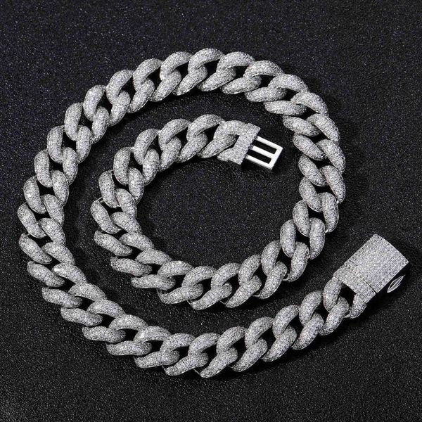 america fashion europe style hip hop necklace 15mm bubble set zircon cuba chain personality men's, Black
america fashion europe style hip hop necklace 15mm bubble set zircon cuba chain personality men's, Black